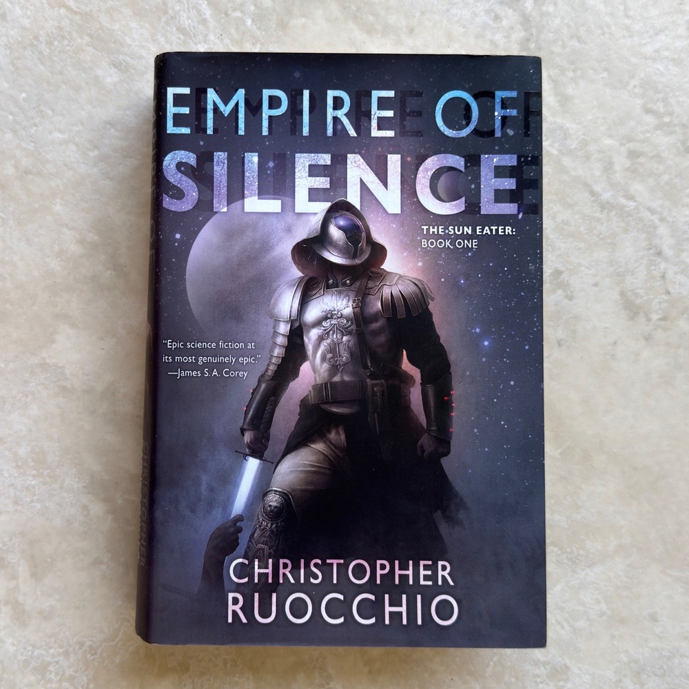 Empire of Silence Christopher Ruocchio Signed 1st Edition Hardcover Sun Eater